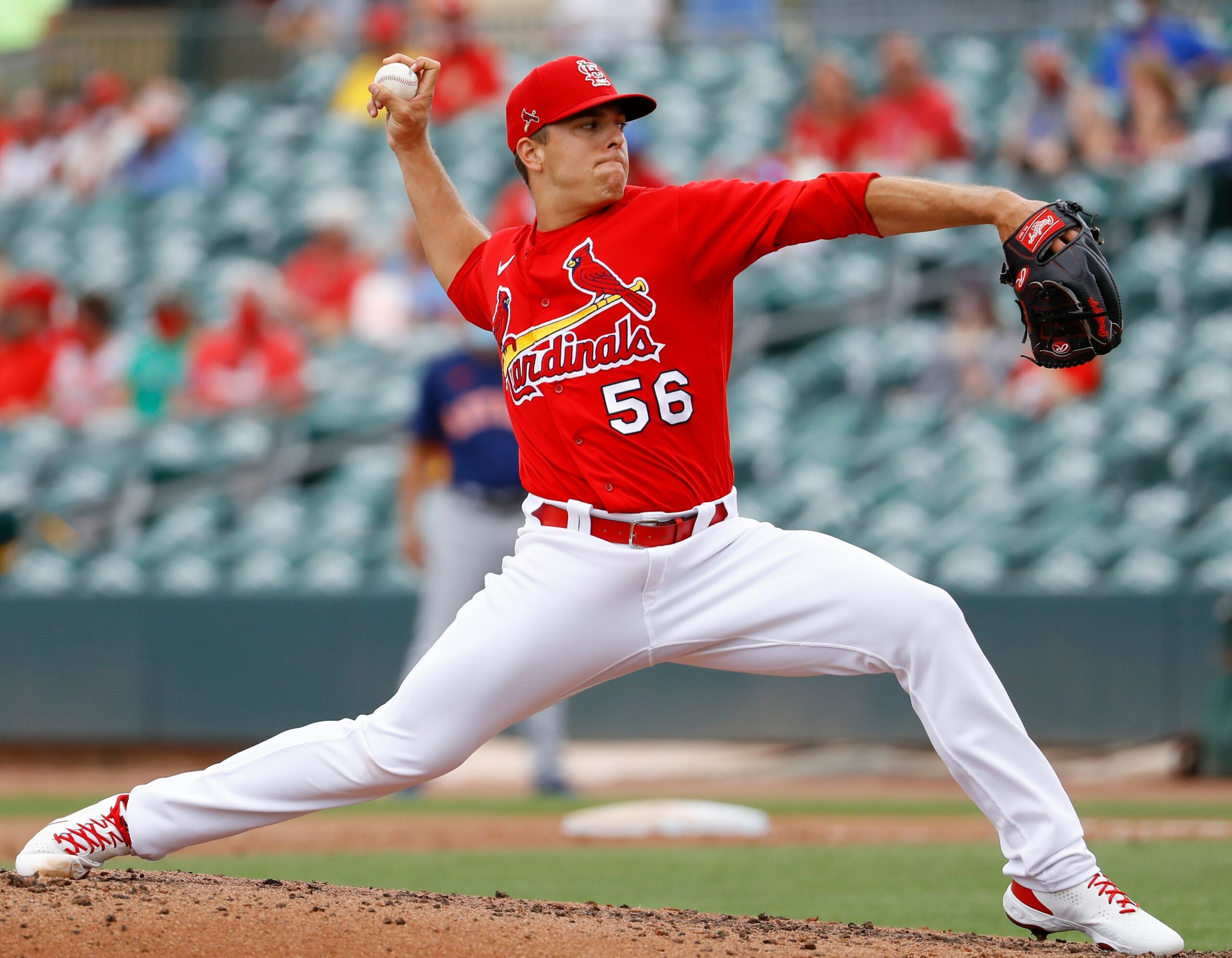 Tahlequah native and Cherokee Nation Citizen Ryan Helsley of the St. Louis Cardinals is one of baseball's top closers.(Credit: Billy Hurst/St. Louis Cardinals).