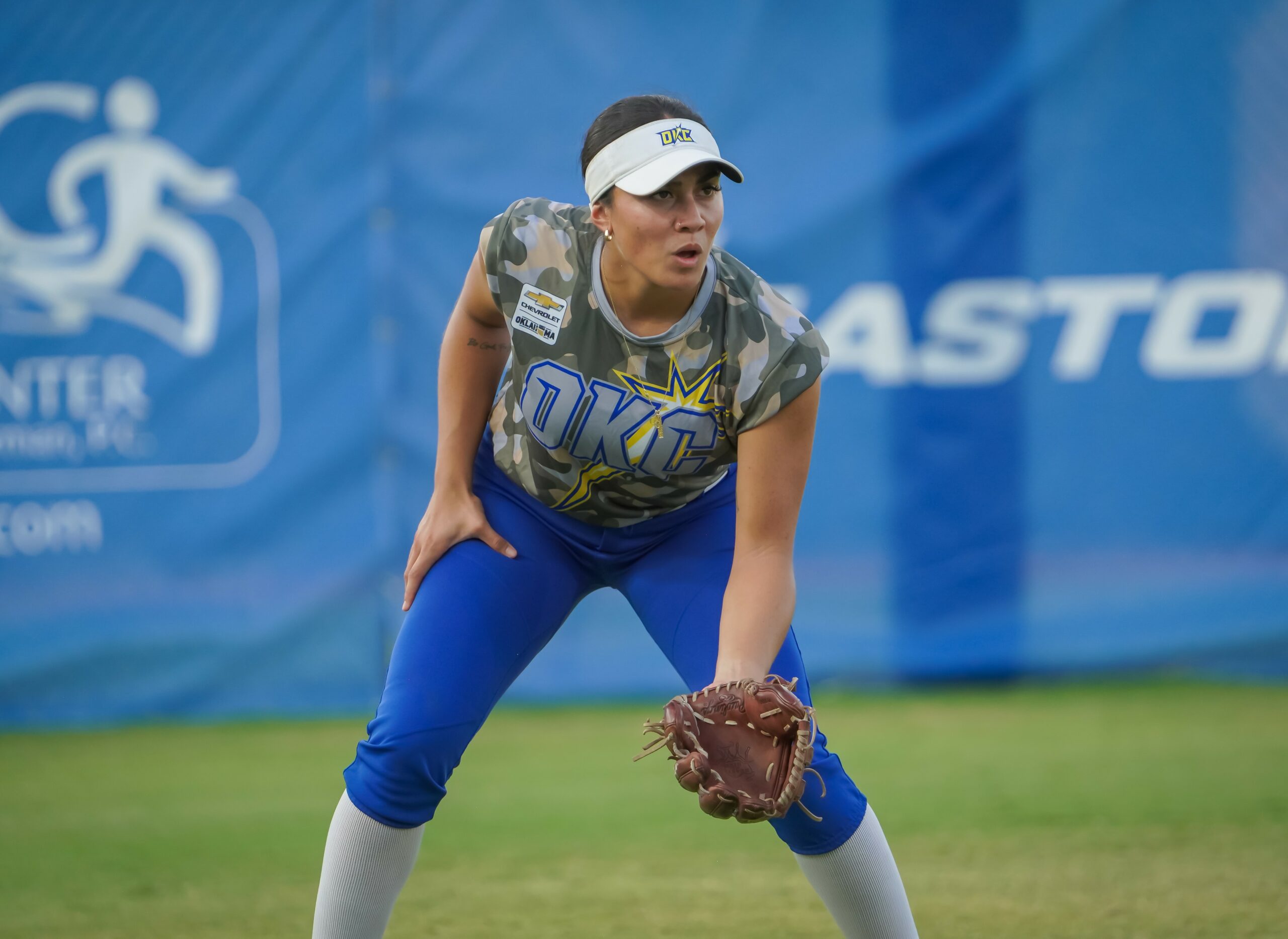 Chloe Malau’ulu is about to start her second season with the Oklahoma City Spark. She has worked several Rookie League Foundation Play Ball events since arriving in OKC (photo courtesy of the OKC Spark).